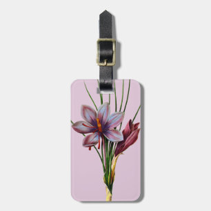 Étiquette À Bagage Botanique : Safran