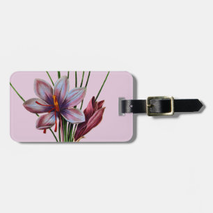 Étiquette À Bagage Botanique : Safran