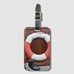 Étiquette À Bagage Bouée de sauvetage de bateaux