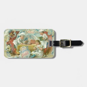 Étiquette À Bagage Boulangeries au chocolat Antique