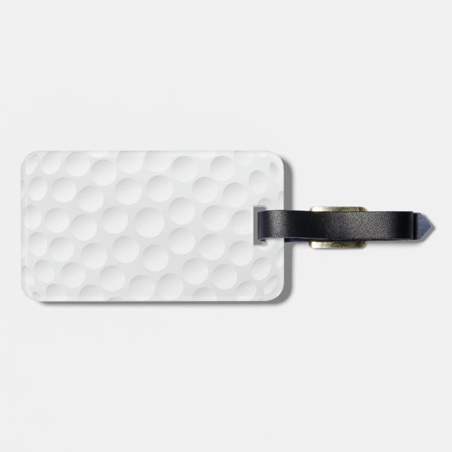 Étiquette À Bagage boule de golf (Dos horizontal)