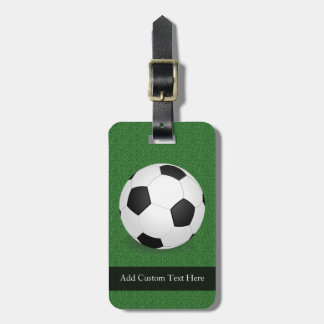 Étiquette À Bagage Boule de soccer personnalisée