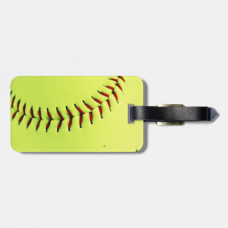 Étiquette À Bagage Boule jaune du base-ball