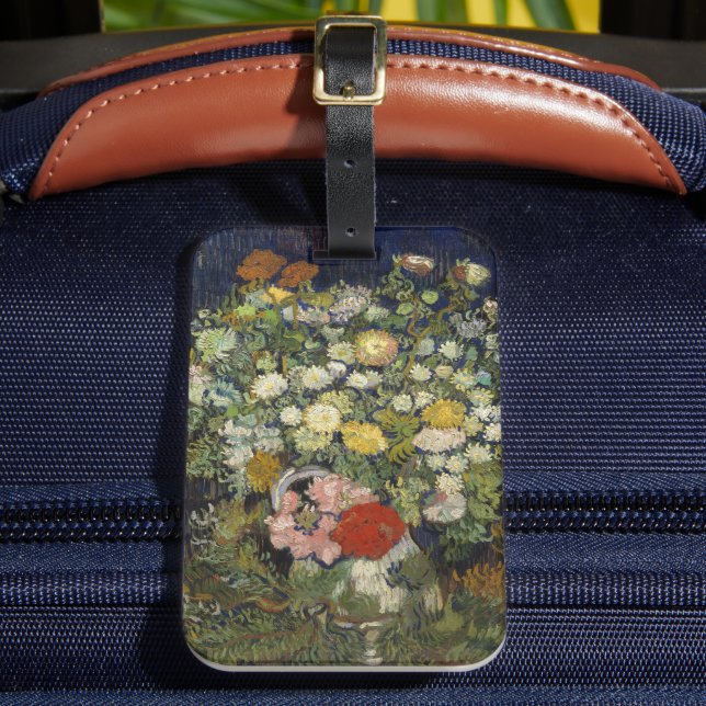 Étiquette À Bagage Bouquet de fleurs dans un vase | Vincent van Gogh (Insitu Rectoal 2)