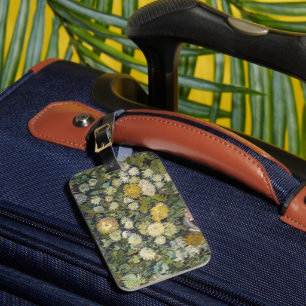 Étiquette À Bagage Bouquet de fleurs vintage de Vincent Van Gogh