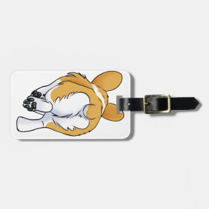 Étiquette À Bagage Bout de corgi