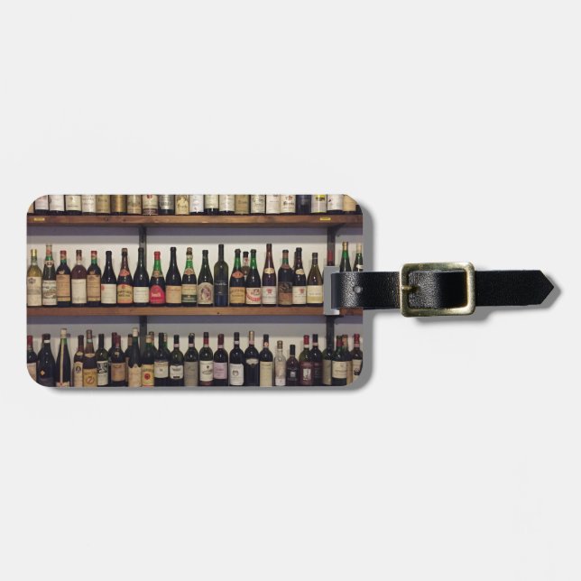 Étiquette À Bagage Bouteilles de vin (Devant horizontal)
