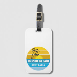 Étiquette À Bagage Bouton de Bondi Beach Australie