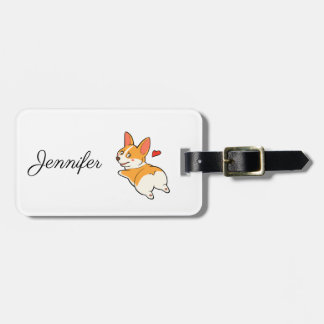 Étiquette À Bagage Bouts de corgi
