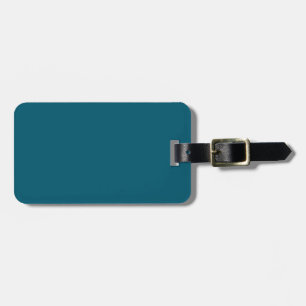 Étiquette À Bagage Budget Simple Couleur Uni Sarcelle