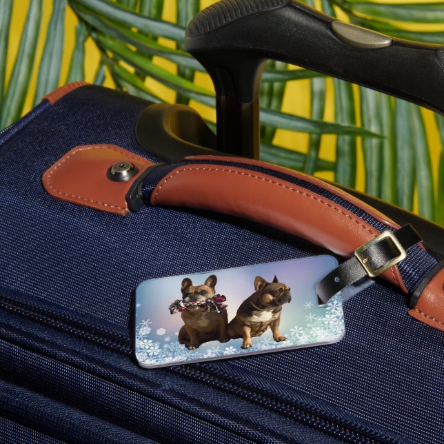 Étiquette À Bagage Bulldog français (Insitu Rectoal 3)