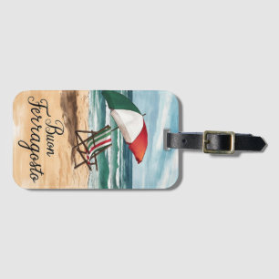 Étiquette À Bagage Buon Ferragosto fête italienne