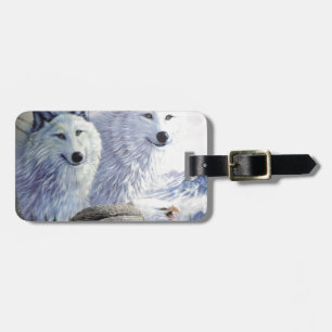 Étiquette À Bagage Bureau Parc Nature Animaux Aigle Loup Art Entrepri