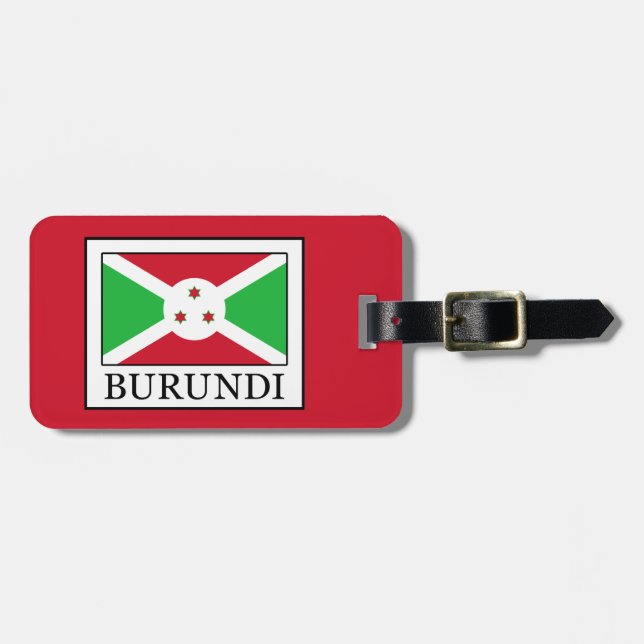 Étiquette À Bagage Burundi (Devant horizontal)
