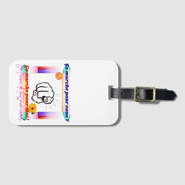 Étiquette À Bagage ça marche pour vous ? (Devant Horizontal)