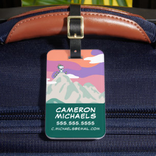 Étiquette À Bagage cacahuètes Snoopy & Troop Randonnée la montagne