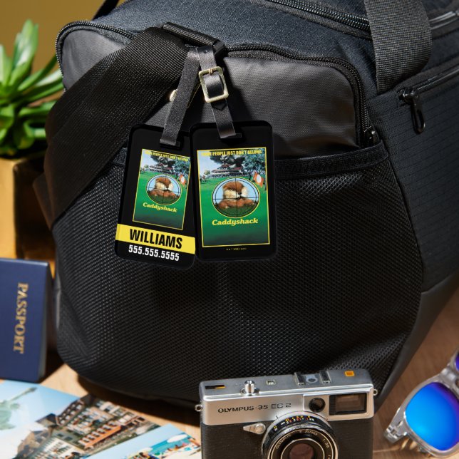 Étiquette À Bagage Caddyshack Poster (Recto & Verso)