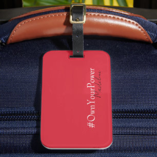 Étiquette À Bagage Cadeau d'autonomisation des filles - Nom personnal