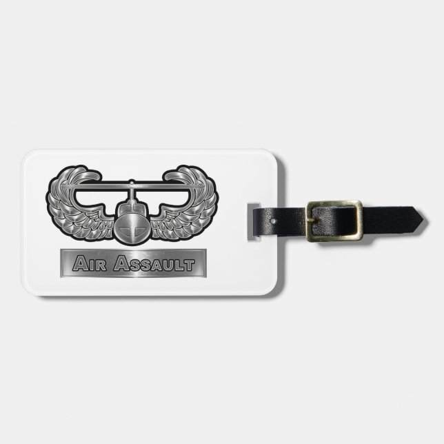Étiquette À Bagage Cadeau de la 101e division aéroportée conçu de faç (Devant horizontal)