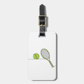 Étiquette À Bagage Cadeau de tennis de l'amant | de tennis