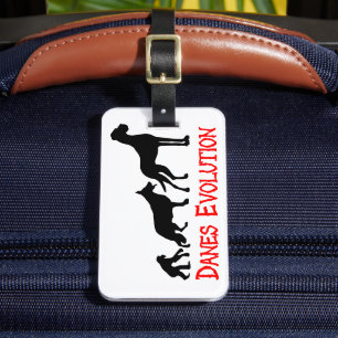 Étiquette À Bagage Cadeaux amusants pour Dogue Allemand