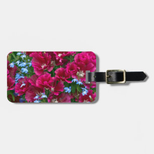 Étiquette À Bagage Cadeaux de Godetia et Lobelia