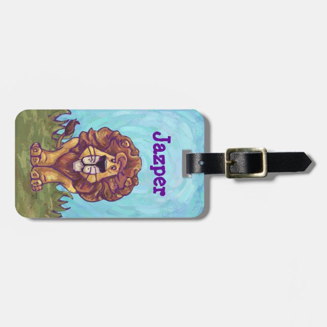 Étiquette À Bagage Cadeaux de Lion & Accessoires (Devant horizontal)