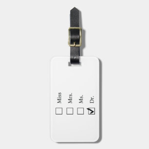 Étiquette À Bagage Cadeaux de PhD pour des femmes