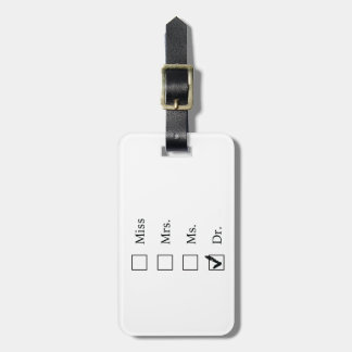 Étiquette À Bagage Cadeaux de PhD pour des femmes
