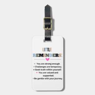 Étiquette À Bagage Cadeaux Motivationnels Inspirationnels Petits Rapp