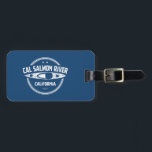 Étiquette À Bagage Cal Saumon River Californie Kayak<br><div class="desc">La rivière California Saumon est l'une des meilleures et des plus difficiles pistes de rafting en eau vive au printemps. Des canots chevronnés se rendent avec impatience dans le coin nord de l’état pour admirer le paysage exceptionnel de la forêt pluviale tempérée et d’eau vive de cette rivière.</div>