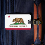 Étiquette À Bagage California Luggage Tags, patriotique California Fl<br><div class="desc">Balise bagage : California Flag & California holiday valise,  étiquettes bagages avec Etats d'Amérique - amour mon pays,  voyage,  patriotes nationaux / fans de sports</div>