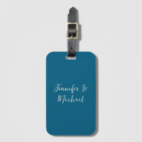 Calligraphie minimaliste professionnelle en bleu o