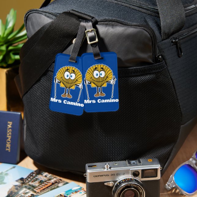 Étiquette À Bagage Camino de Santiago (Recto & Verso)