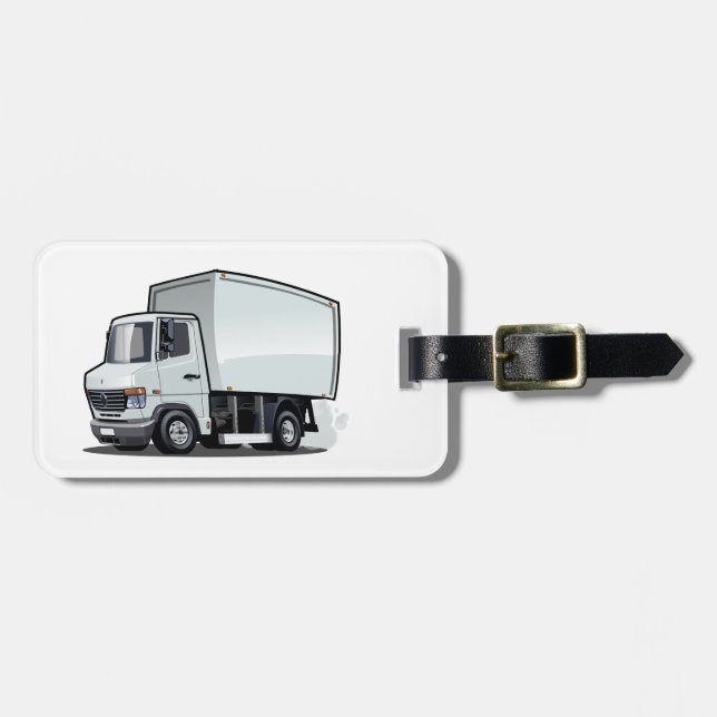 Étiquette À Bagage Camion de dessin (Devant horizontal)