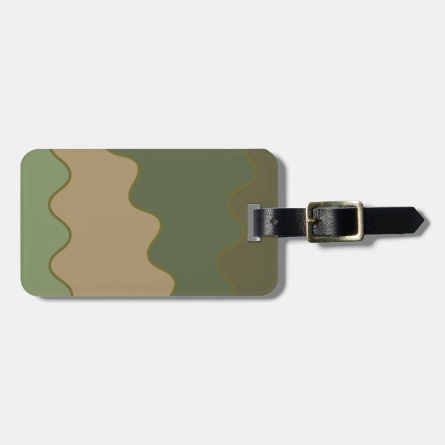 Étiquette À Bagage Camo (Devant horizontal)