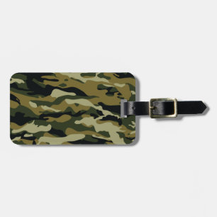 Étiquette À Bagage Camo
