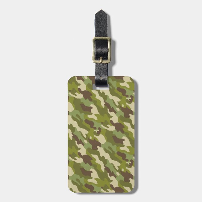 Étiquette À Bagage Camouflage (Devant Vertical)