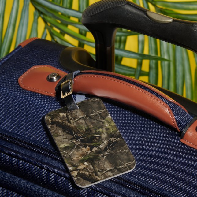 Étiquette À Bagage Camouflage d'arbre réel (Insitu Rectoal 1)