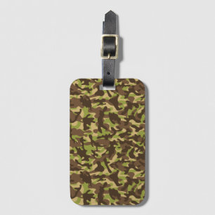 Étiquette À Bagage Camouflage en cascade