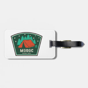 Étiquette À Bagage Camping forestier national Modoc