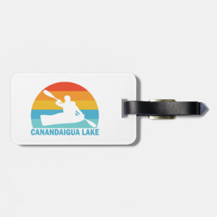 Étiquette À Bagage Canandaigua Lake New York Kayak