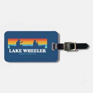 Étiquette À Bagage Canoë du lac Wheeler en Caroline du Nord