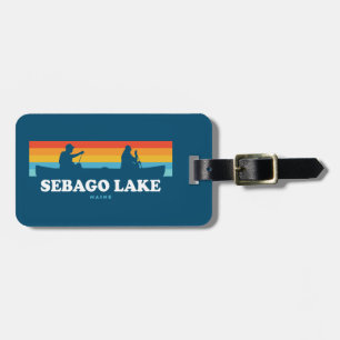 Étiquette À Bagage Canot Sebago Lake Maine