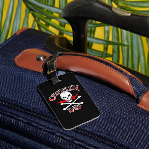 Étiquette À Bagage Capitaine Papa (Cutlass)