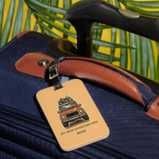 Étiquette À Bagage Capybara Camping Personnalisé Tout-Terrain
