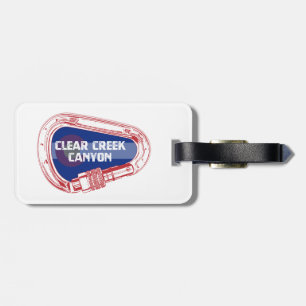 Étiquette À Bagage Carabiner d'Escalade du Colorado du Canyon Clear C