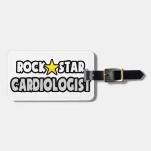 Étiquette À Bagage Cardiologue Rock Star