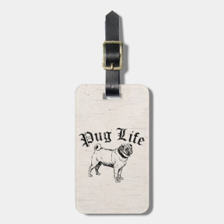 Étiquette À Bagage Carlin Life Funny Chien Gangster