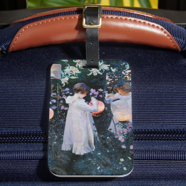 Étiquette À Bagage Carnation, Lily, Lily, Rose | John Singer Sargent (Insitu Rectoal 2)